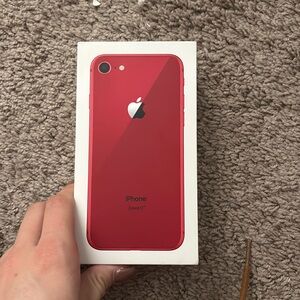 Apple iPhone 8 red iPhone box empty but never used